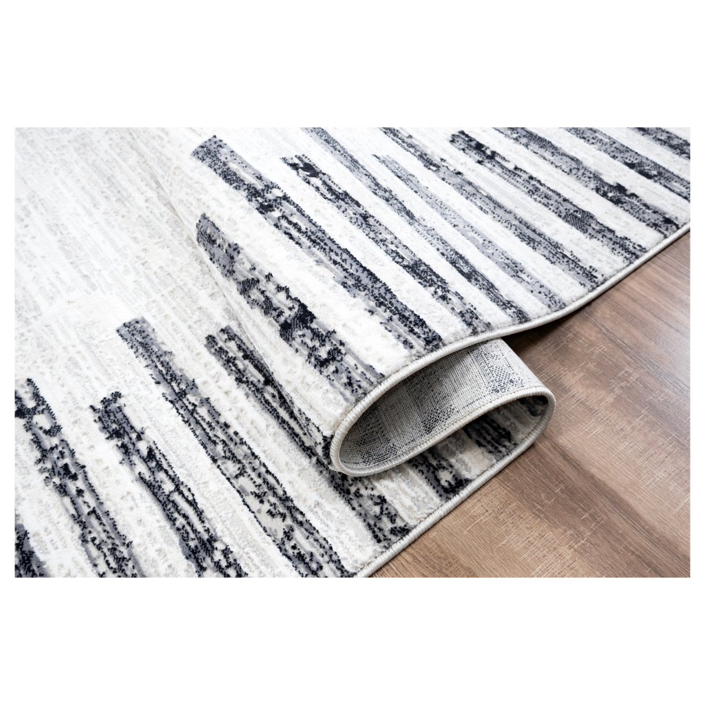 Portfolio Grey Striped Rug