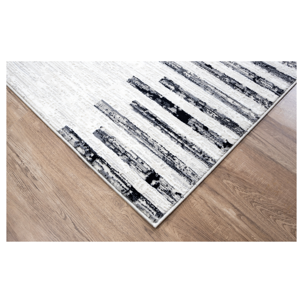 Portfolio Grey Striped Rug