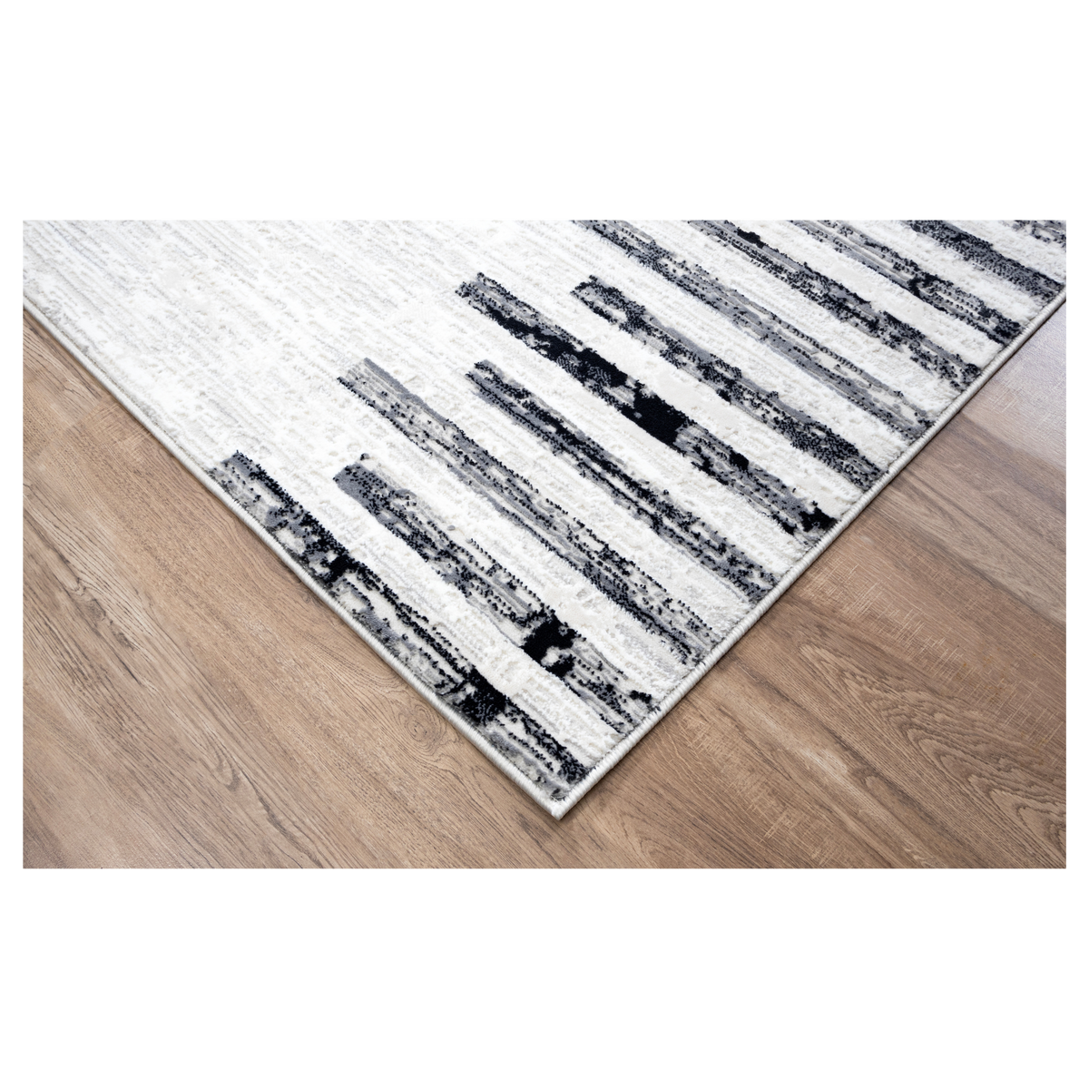 Portfolio Grey Striped Rug