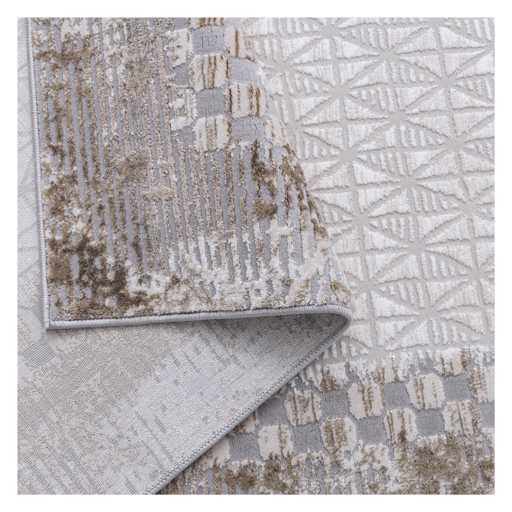 Portfolio Geometric Beige Rug
