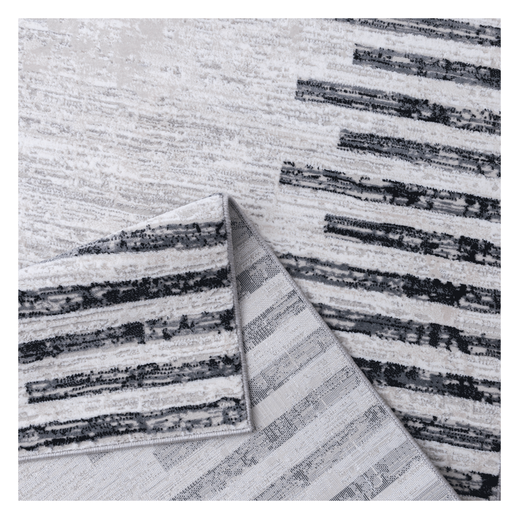Portfolio Grey Striped Rug